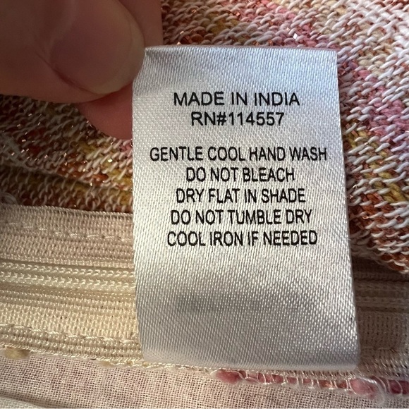 2/$30 THML boho fringe striped tulum shorts. SZ M - Picture 15 of 16